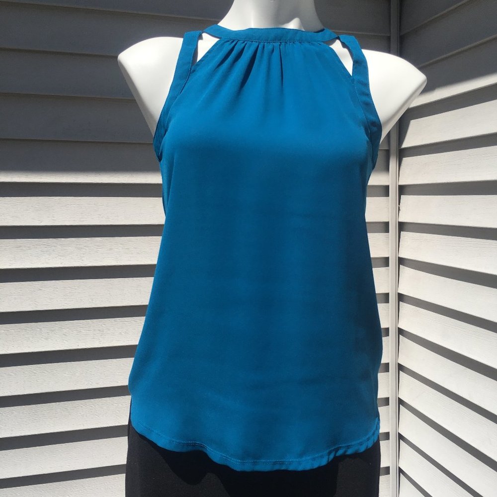 Express Sleeveless Summer Shirt Size XS Turquoise